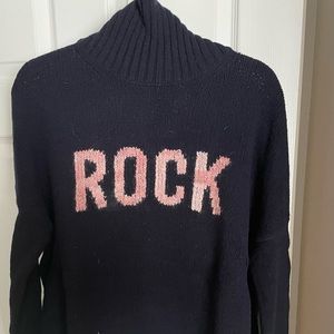Women's Size Medium Navy/Sequin Zadig& Voltaire sweater